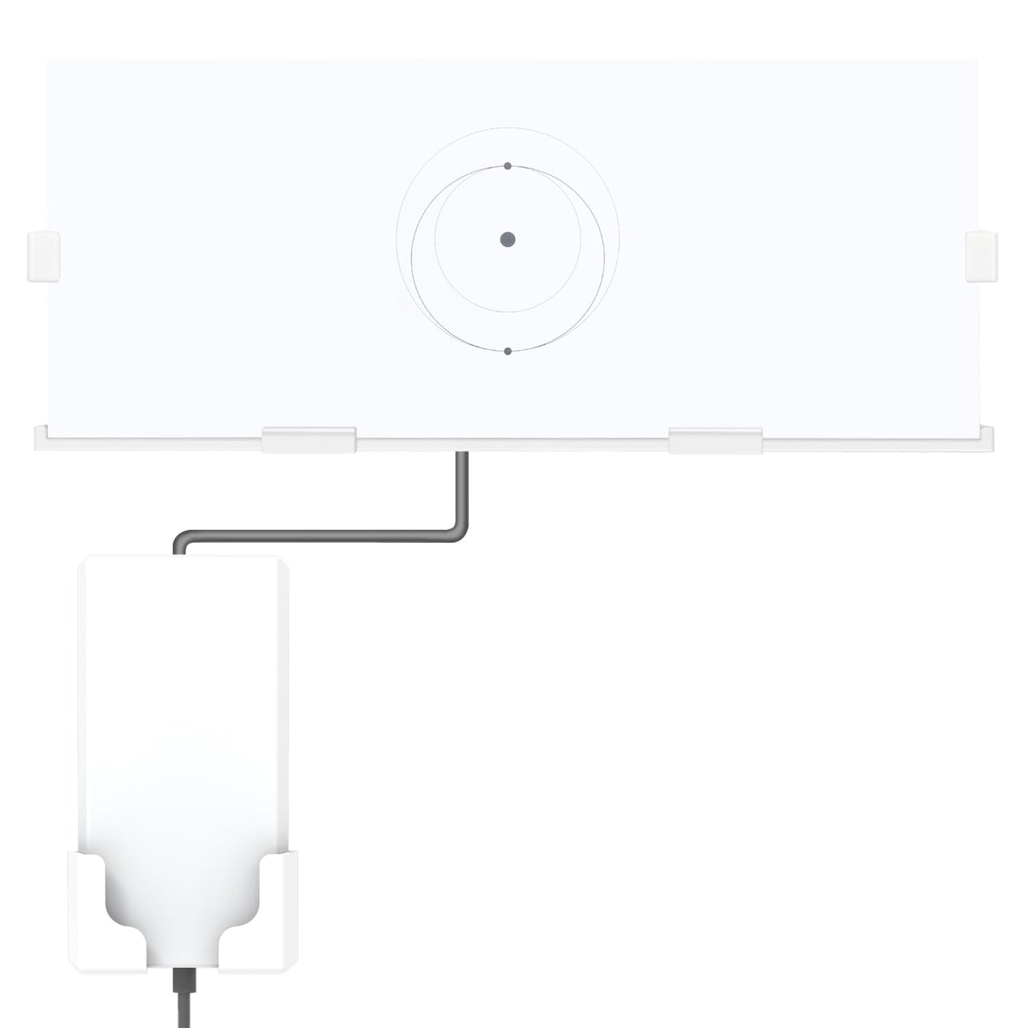 Starlink Gen 3 Power Supply Wall Mount - Secure Adhesive & Screw Mount Bracket Holder with Cable Management, Compatible with Starlink Standard Gen 3