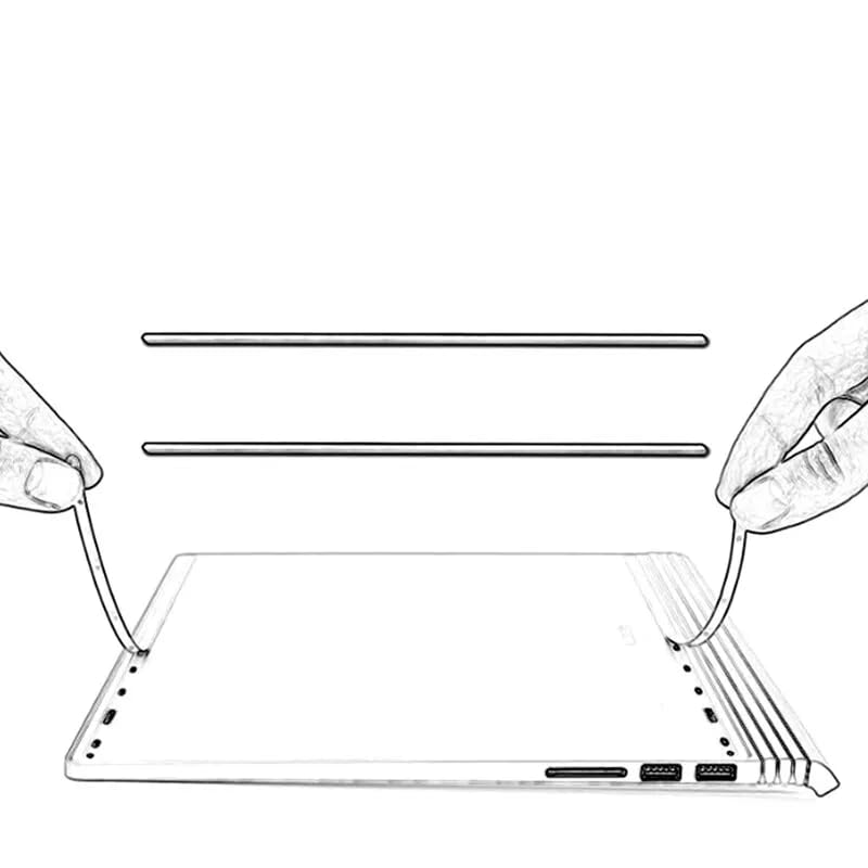 Jingelmall Bottom Case Rubber Feet for Microsoft Surface Book Laptop 2 or 3 15" - 2 Pack - Anti Slip Laptop Foot Pads