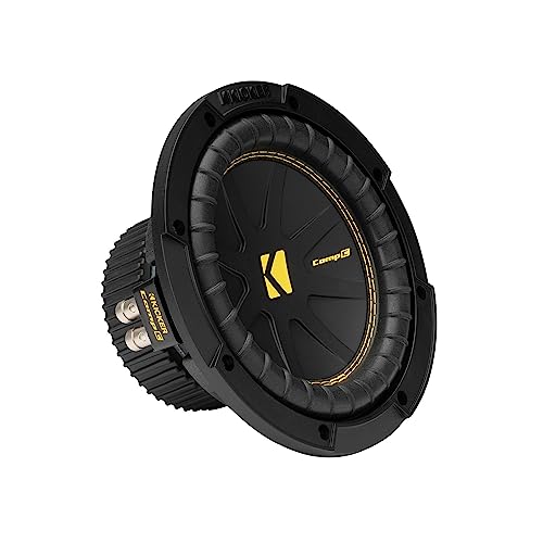 Kicker 50CWCD84 CompC 8" Subwoofer Dual Voice Coil 4-Ohm (Renewed)