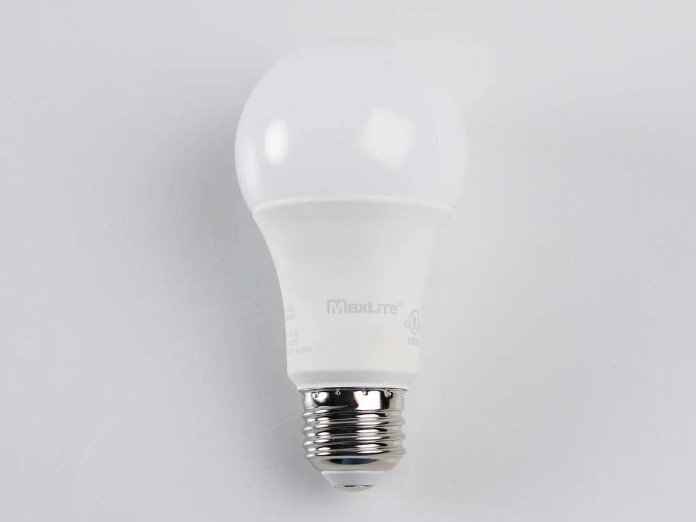 MaxLite Dimmable 15W 4000K A19 LED Bulb, Enclosed Fixture Rated