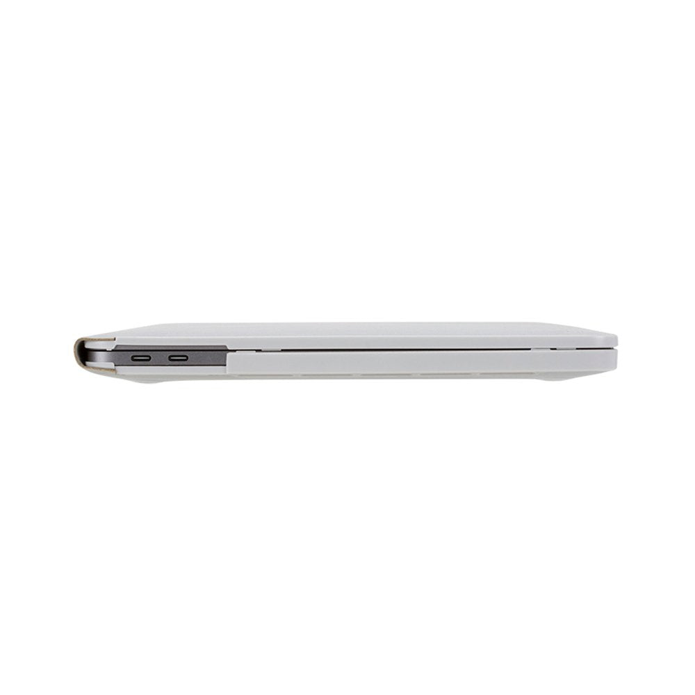 Incase Faux-Leather Protective Snap Jacket for 13-Inch MacBook Pro Thunderbolt 3 USB-C - Silver