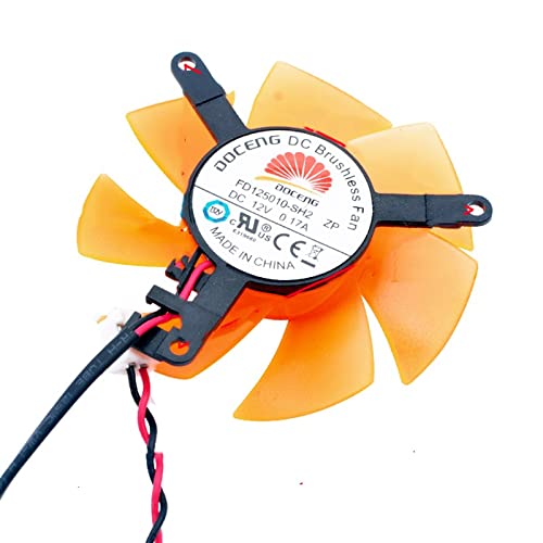 FD125010-SH2 12V 0.17A Diameter 47mm Hole Pitch 39mm Cooling Fan