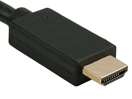 Cable Leader 6ft Gold Plated Premium DisplayPort 1.2 to 4K HDMI Male to Male Cable