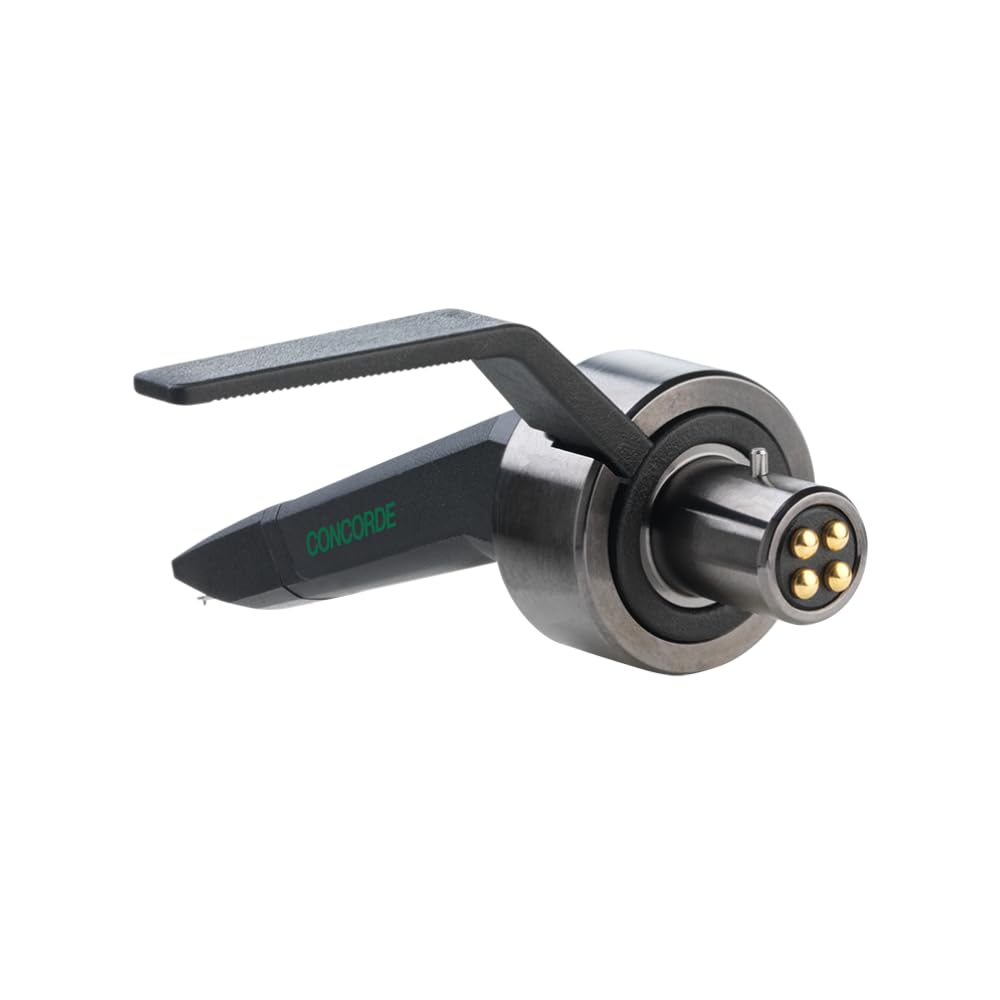 Ortofon Concorde MkII Mix CC Single DJ Cartridges, Spherical Stylus (Black) Bundle with Liquid Audio Carbon Fiber Record Brush & Instrument Polishing