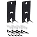 BestPartsCom 1 Pair of Black Wall Mount Brackets Compatible for Bose OmniJewel Lifestyle 650 Home Entertainment System, Speakers Wall Mount Brackets