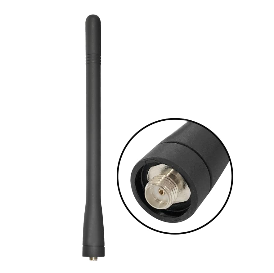 2PCS KRA-26M KRA-26 Radio Antenna VHF 136-174 MHz for TK5220 TK5210 TK2170 TK2160 TK-280 TK-272G TK-190 TK2207 TK2200 TK-2000E Walkie Talkie, Black