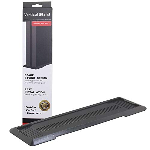 Kailisen Vertical Stand for PS4, Vertical Cooling Stand Bracket Mount Holder for PlayStation 4 Console (PS4 Not Include) - Black