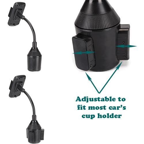 Fonus Car Mount Cup Holder Swivel Compatible with Samsung Galaxy Z Flip6, Cradle Dock Gooseneck Stand