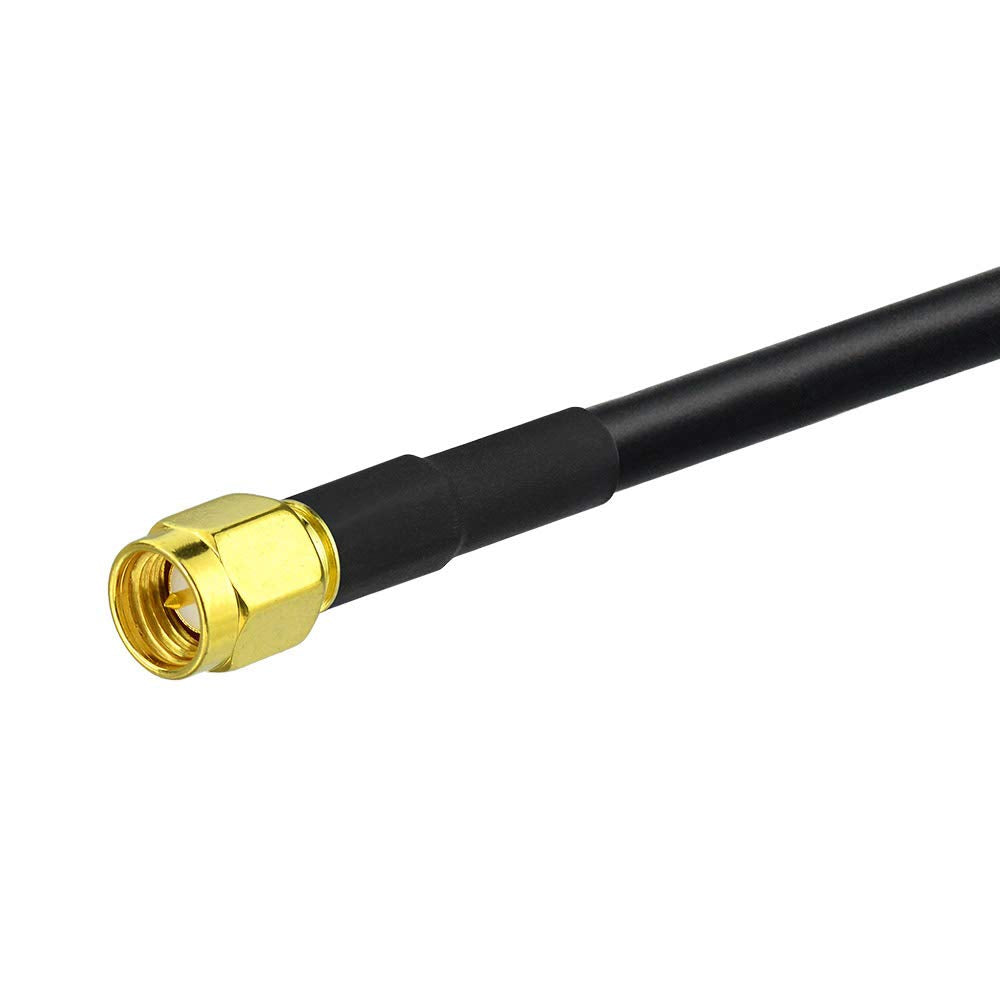 BINGFU Ham Radio Antenna Adapter SMA Male to UHF SO239 Female RG58 Coaxial Jumper Cable 60cm 2 feet for Handheld Marine VHF/Two Way Radio RTL SDR