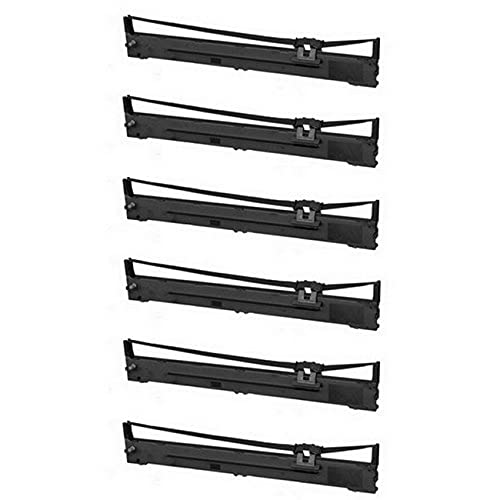 SuppliesMAX Compatible Replacement for Porelon 12901 Black Printer Ribbons (6/PK) - Replacement to S015335 / S015327