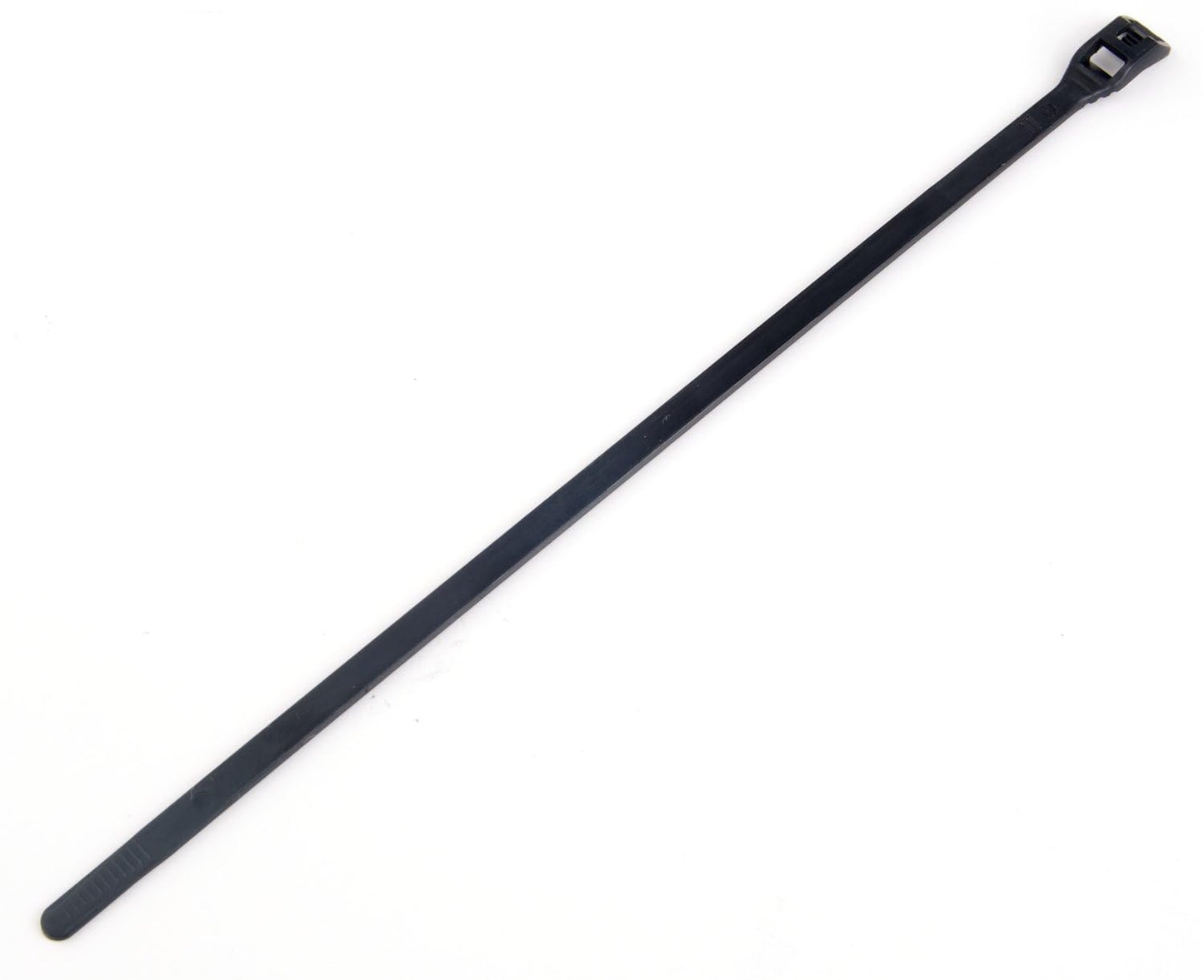 JEGS Cobra Low-Profile Wire/Cable Ties | Black Nylon | 7 Inches Long | Made In USA | Package Of 100 | .103 Inch Thick