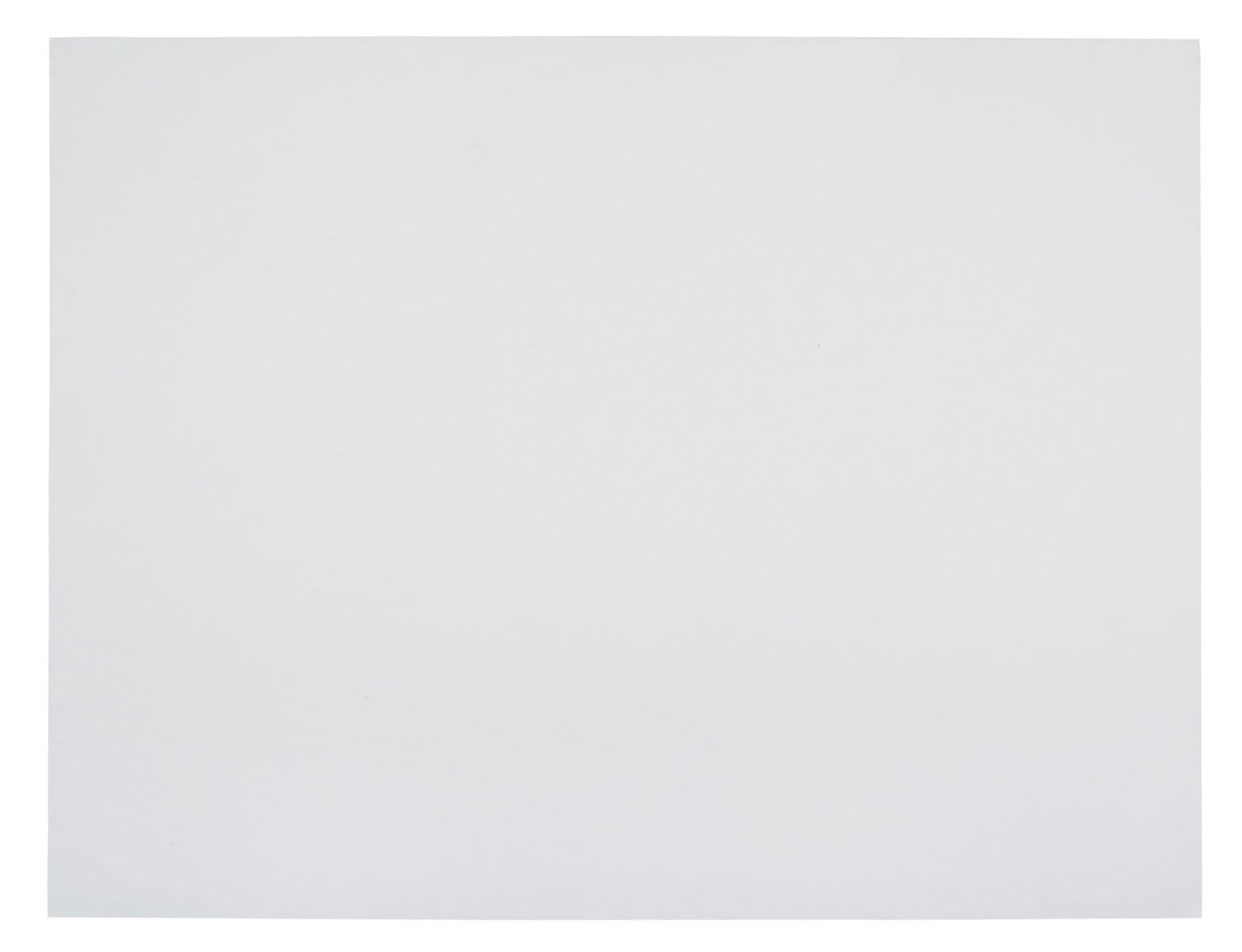 School Smart Railroad Poster Board Paper, 22 x 28 Inches, 4-Ply, White, Pack of 25