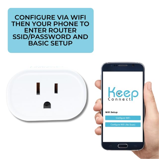 Keep Connect Router Wi-Fi Reset Device. Automatic Router Rebooter. If You Enter a Phone Number it Will Send Texts Upon resets.