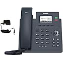 Yealink T31P IP Phone - Power Adapter Included - 1 Year Manufacturer Warranty - Unlocked can be Used with Any VoIP Provider