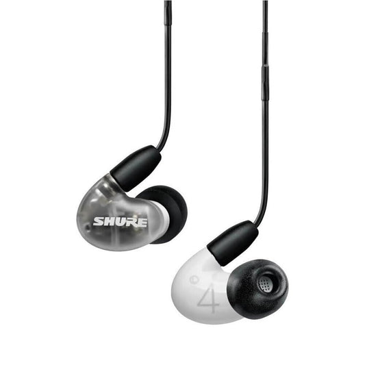Shure AONIC 4 Wired Sound Isolating Earbuds, Detailed Sound, Dual-Driver Hybrid, Secure In-Ear Fit, Detachable Cable, Durable Quality, Compatible…