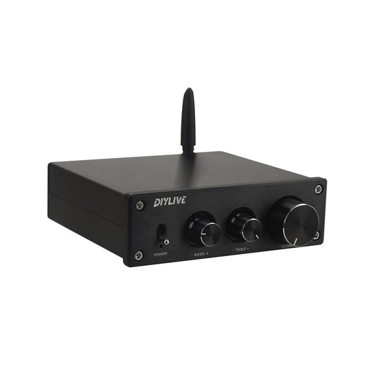 HIFIDIY LIVE BT21 TPA3116D2 Bluetooth 5.0 2.1 Channel Subwoofer Power Amplifier Board 50W×2+100W REBLE Bass Note Tuning AMP DC12V-24V