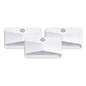Mr. Beams MB710 LED Nightlight, Wireless, Battery-Powered, Motion-Sensing For Use In Bedroom, Stairs, Nursery, Kitchen & More, Three-Pack