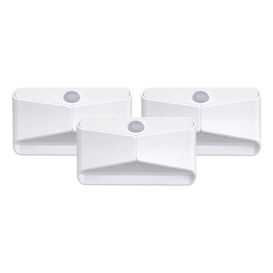 Mr. Beams MB710 LED Nightlight, Wireless, Battery-Powered, Motion-Sensing For Use In Bedroom, Stairs, Nursery, Kitchen & More, Three-Pack