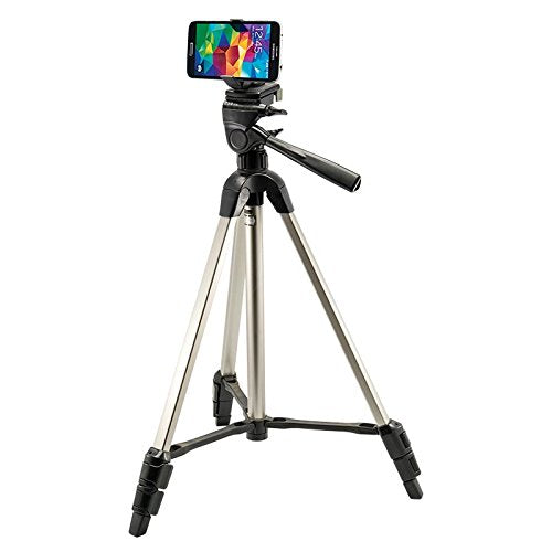 ARKON Mounts Tripod Adapter with Phone Holder for iPhone XS Max XS XR X 8 Galaxy S10 S9 Note 9 8