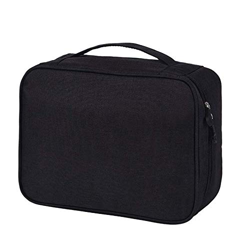 eMorevalue Travel Universal Digital Electronic Accessories Organizer Case Water Resistant Cable Storage Bag Gadget Tools Box Pouches Purse Phone Cord