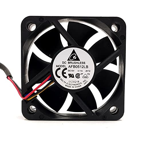 AFB0512LB Delta 12V 50mm Fan, 12V 0.11A 4-pin Silent Cooling Fan