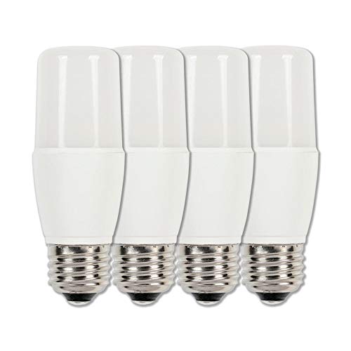 Westinghouse 3319920 8 Watt (60 Watt Equivalent) T7 Frost LED Light Bulb Medium (E26) Base, 4-Pack