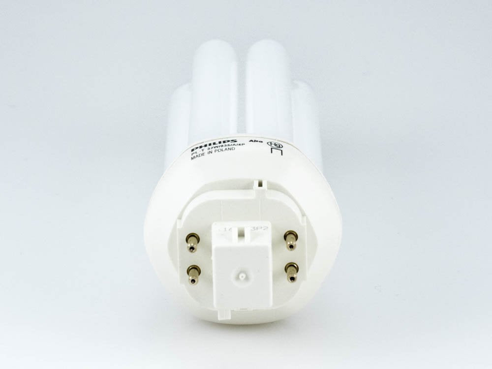 Philips 32W 4 Pin GX24q3 Neutral White Long Triple Twin Tube CFL Bulb