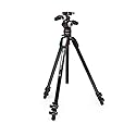 Manfrotto Kit 3-Section Tripod, Camera Tripod with 3-Way Head in Aluminium with Move Quick Release System, Professional Photography Accessories Kit