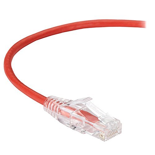 Black Box C6APC28-RD-03 SLIM-NET 28-AWG CAT6A 500-MHZ ETHERNET P