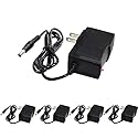 MTYTOT 5PCS 3V 1Amp Power Adapter Supply 100-240 AC to DC 3Volt 1000mA 2.5mm X 5.5mm Plug 3V 1A AC/DC Power Supply Transformer (5 Pack)