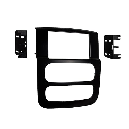 Metra 95-6522B Double DIN Dash Kit for 2002-05 Dodge Ram (Matte Black)