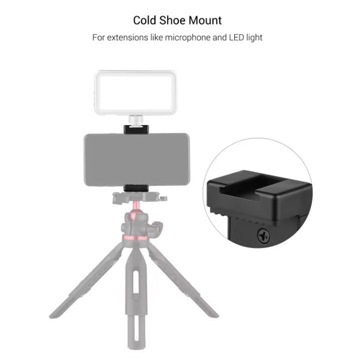 OCTO MOUNTS - 2 Pack Universal Smartphone Holder Set for Mounting Any Phone. Has Camera Screw (1/4-Inch 20), Easily Connect Your Cell Phone to GoPro