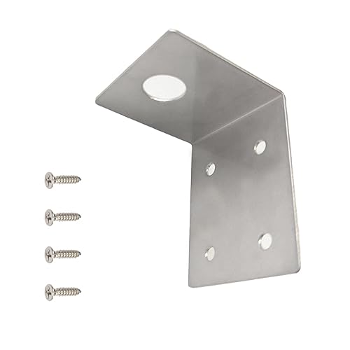 Maswell L Bracket Antenna Mount Stainless Steel Bracket M12 spirally mounts for Cellular Trucker Tail Camera Antenna Outdoor Waterproof