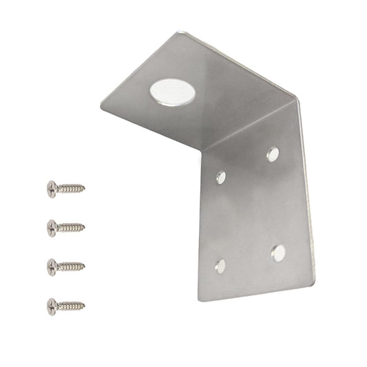 Maswell L Bracket Antenna Mount Stainless Steel Bracket M12 spirally mounts for Cellular Trucker Tail Camera Antenna Outdoor Waterproof