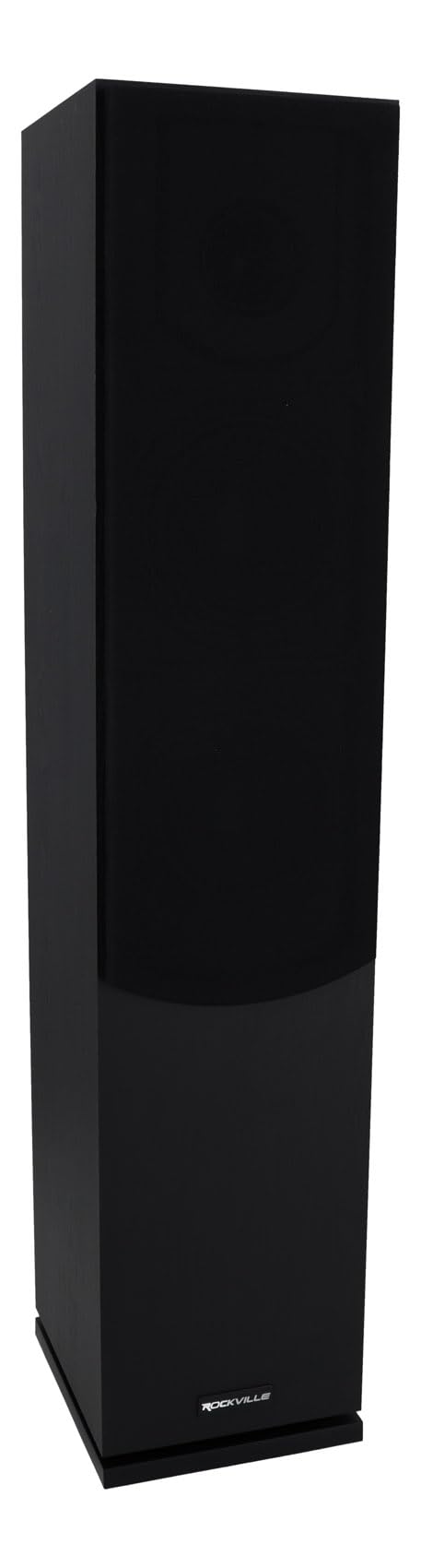 Rockville Lux 658 Black Dual 6.5" Home Theater Stereo Tower Speaker, 160W RMS, 640W Peak, 8 Ohm, Silk Tweeter, MDF Audio Cabinet, 22Hz-20kHz