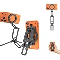 Magnetic Phone Tripod, Compatible with MagSafe, Portable Aluminum Alloy Magnetic Phone Stand with Comfort Grip for iPhone 17/16/15/14/13/12 Series