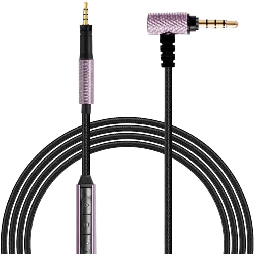 FAAEAL Replacement Upgrade Cable for Sennheiser Momentum 2.0/1.0, HD1,HD 4.50 SE, HD 450BT, HD 4.40, HD 4.30G Headphones,in-line Mic Control…