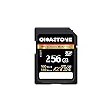 ?5-Years Data Recovery? GIGASTONE 256GB SD Card, 4K Camera Extreme, A2 V30 U3 C10 SDXC Memory Card High Speed, Compatible with Canon Kodak Olympus