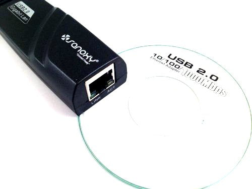 SANOXY® USB 2.0 to 10/100/1000 Gigabit Ethernet LAN Wired Network Adapter for Windows, Mac, Chromebook, Linux, and Android Tablets