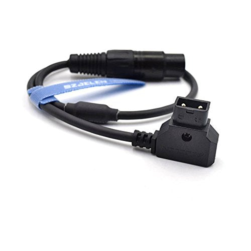 SZJELEN D-tap to XLR Female 4pin Cable for Camera Monitor XLR to Dtap (Straight Cable)