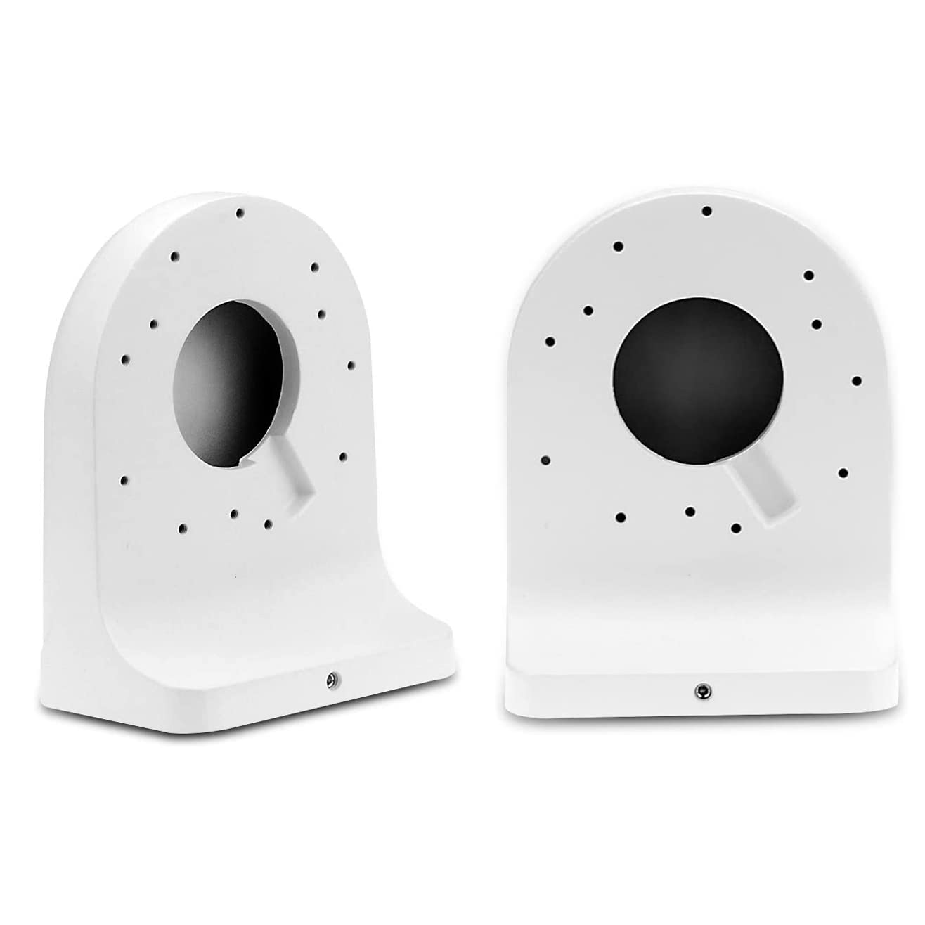 PFB204W Water-Proof Aluminum Alloy Wall Mount Bracket for Dome and Eyeball IP Camera, White, Pack of 1