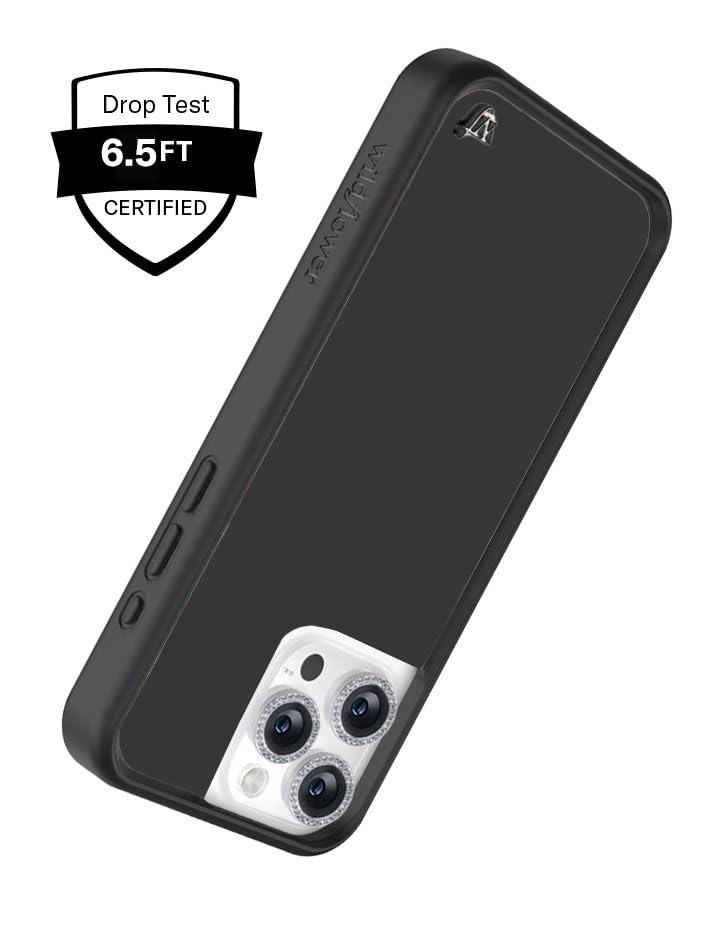 Wildflower Cases - Compatible with iPhone 17 | Protective Black Bumper, 6.5ft Drop Test Certified, Women Owned Small Business | New Year Aesthetic