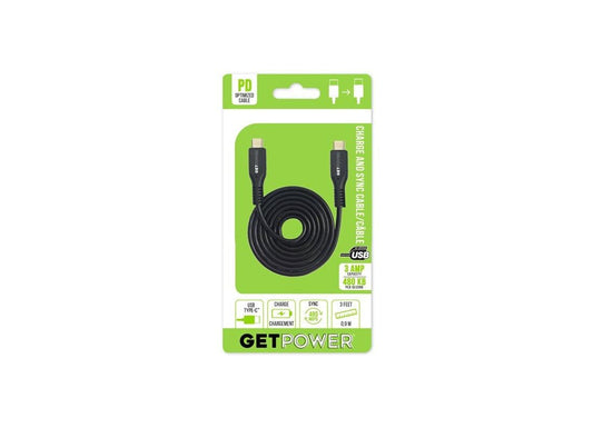 ARIES MFG GP-USBC-USBC 3' USB-C to USB-C Cable - Quantity 1