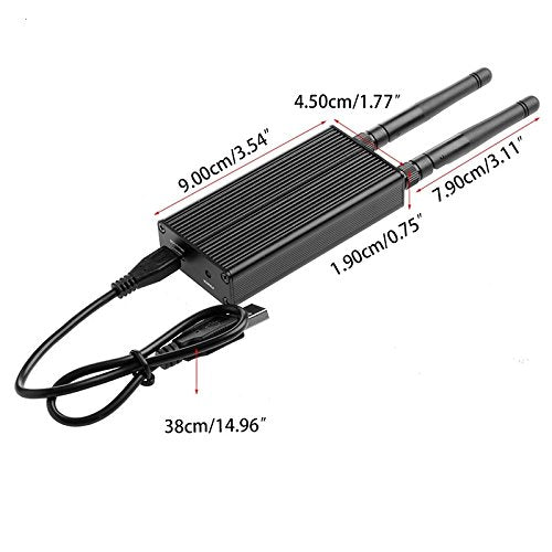 Toptekits PCI-E Mini PCI-Express to USB Adapter with SIM Card Slot & Antenna for WWAN/LTE Module
