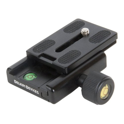 Delkin Devices Fat Gecko Quick Release Kit (DDMOUNT-AC-QKRLS), Black