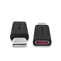 rgzhihuifz USB C Male to USB C Female Adapter, Converter, Support Data Synchronization and Charging, Suitable for Mobile Phones, Computers, Notebook…