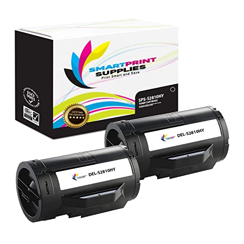 Smart Print Supplies Compatible 593-BBMF 47GMH Black High Yield Toner Cartridge Replacement for Dell H815DW S2810 S2815 Printers (6,000 Pages) - 2