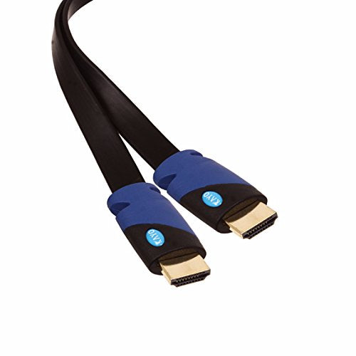 LAT HDMI Cable - 25 FT, High Speed HDMI Cable (7.6m) Flat Wire - CL3 Rated Supports 4K, Ultra HD, 3D, 2160p, 1080p, Ethernet and Audio Return (Latest