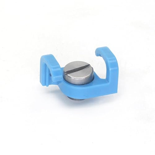 SZJELEN Cable Clamp Wire Clip with 3/8 Screw Camera Power Cable Clamp for Fixed Cable (A Blue one)