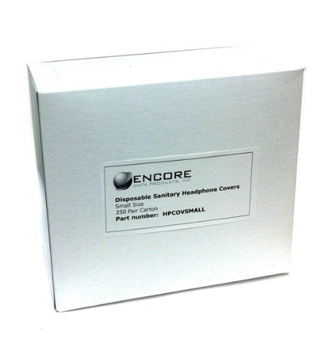 Disposable Sanitary Headphone Covers for On-ear Headphones Carton of 250 Pair (500 pcs.)